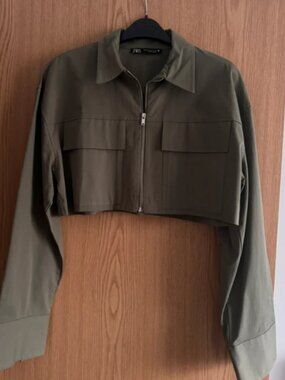 Zara Cropped Jacket – Size XS